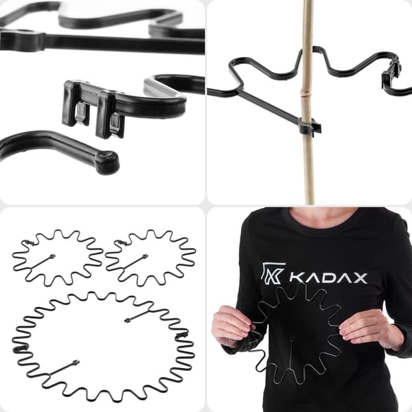Växtstöd - Stödring - Ø 21 cm - 20-pack - Svart