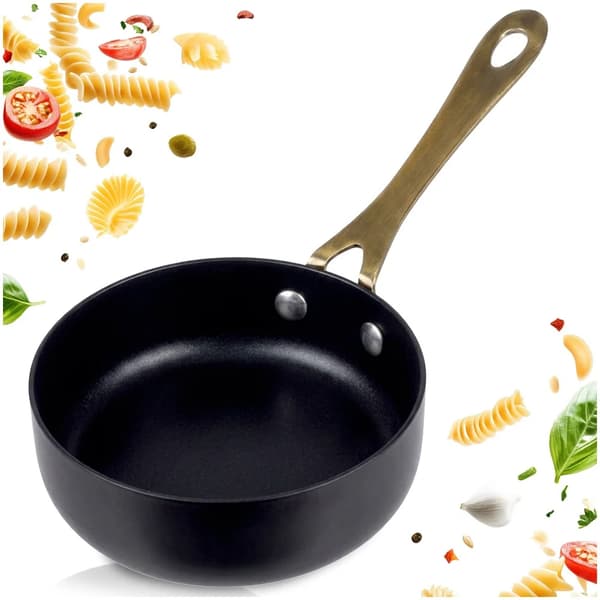 Serveringsskål - Dipskål - 180 ml - Rustfrit Stål - Sort - Til Saucer, Snacks og Desserter