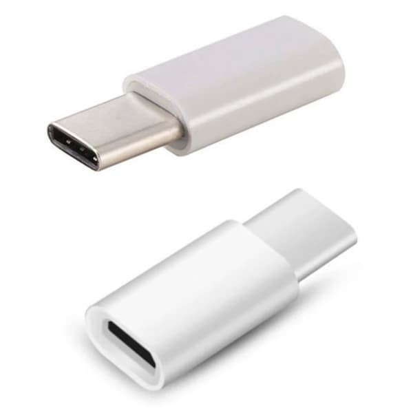 Micro USB til USB-C-adapter - USB 2.0 til USB 3.1 Type-C - Han til hun - Andre farver