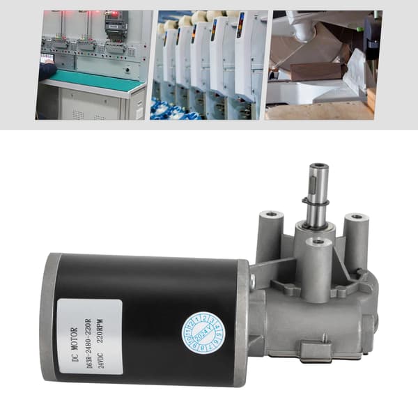DC-motor - 24V DC elmotor - Utan växellåda - CE-certifierad - För förpackning, tryck, textil