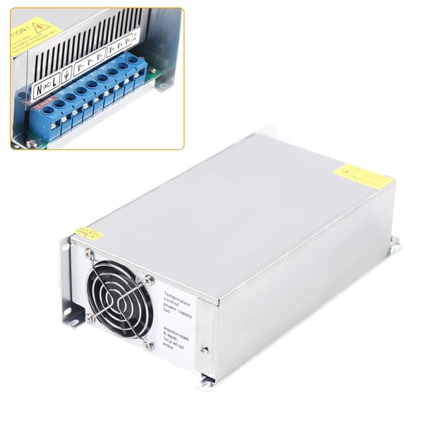 Strømforsyning/Adapter - AC 220V til DC 48V Transformator - Effekt 1000 W - Switch-Mode - Bærbar - Sølv