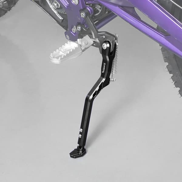 Justerbart sidestøtte til elcross - Kickstand - 5 niveauer - Aluminiumlegering - Sort