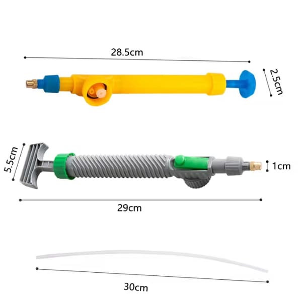 Mini Sprayflaska - Triggerspruta - 50 ml - Plast - Justerbart Munstycke - Manuell Pump - Grå