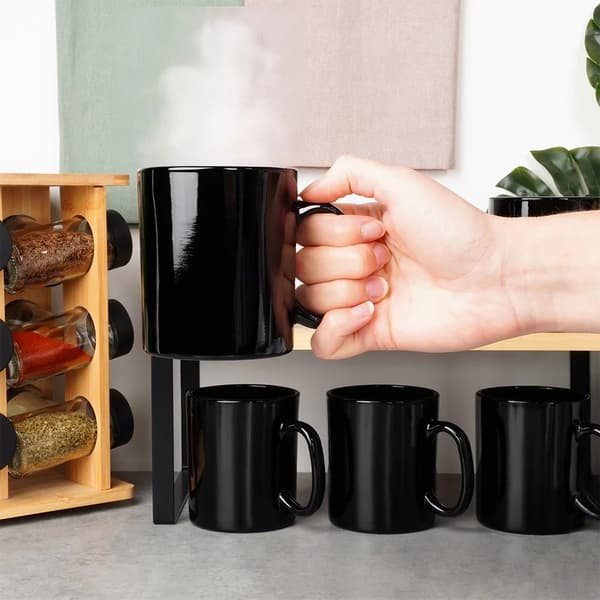 Glaskopper - Drikkeglas - 300 ml - 6 stk. - Glas - Sorte