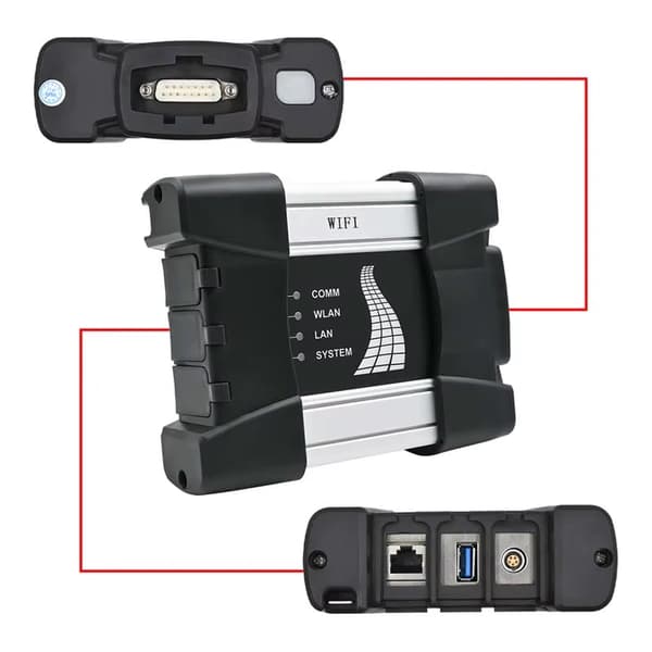 BMW ICOM NEXT OBD2-diagnoseværktøj - ECU-programmering - Fuld systemdiagnose - WiFi-version - HDD - V2025.05
