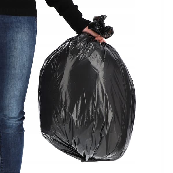 Soppåsar / avfallspåsar - För sortering - Extra starka - 60 l - 10 st
