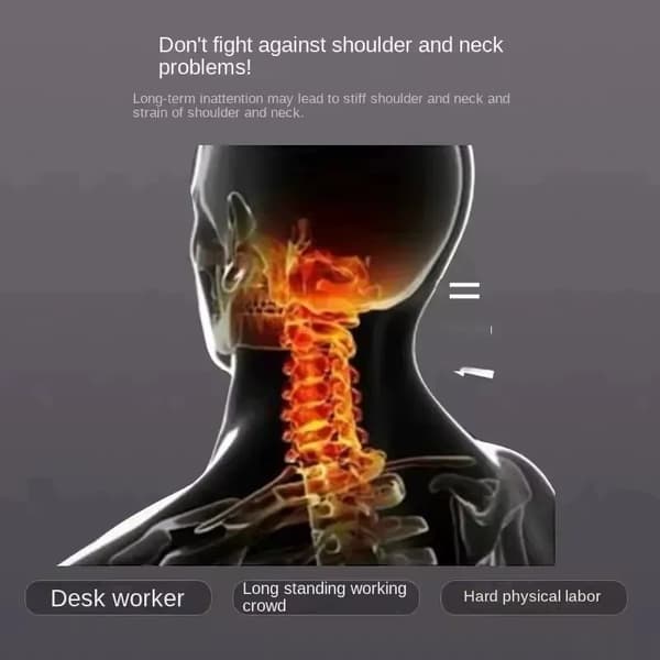Ortopedisk huvudkudde - Ergonomisk nackkudde - Memoryskum - Polyester och bomull - Rektangulär - För säng