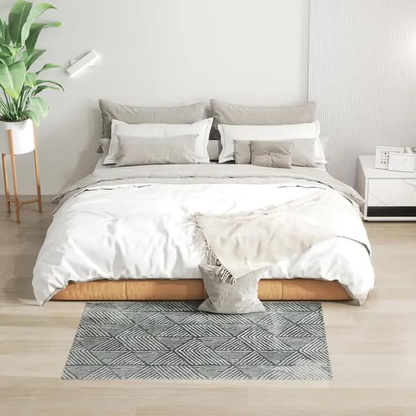 Matta vardagsrum - Modern PVC-golvmatta - Tvättbar - Lättskött - Bredd 1,2 m