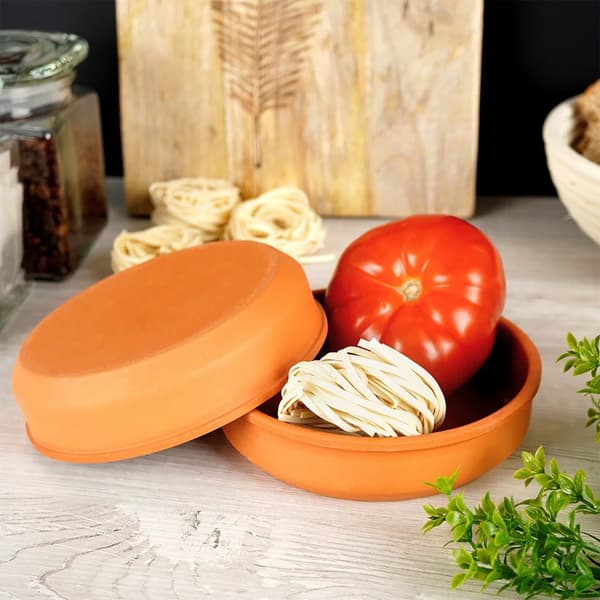Keramiske bageforme - Cheesecakeforme - 2 stk. - 420 ml - Brun