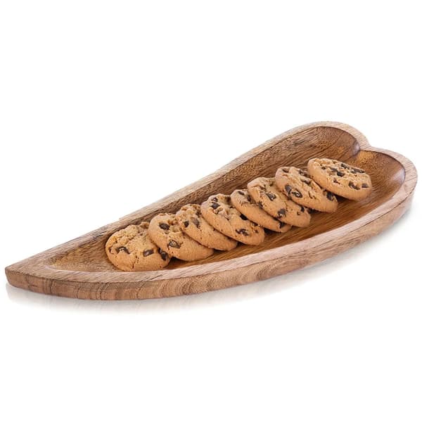 Mango - Serveringsfad - Træ - 38 x 15,5 x 3,5 cm - Brunt