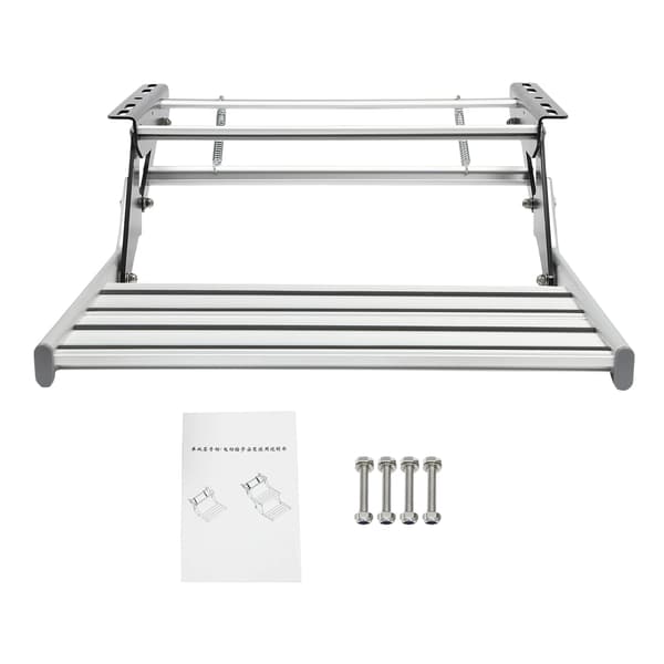Indstigningstrin til Autocamper/Campingvogn - Manuel - Aluminiumlegering - Rustfrit Stål - Camping - Sølv