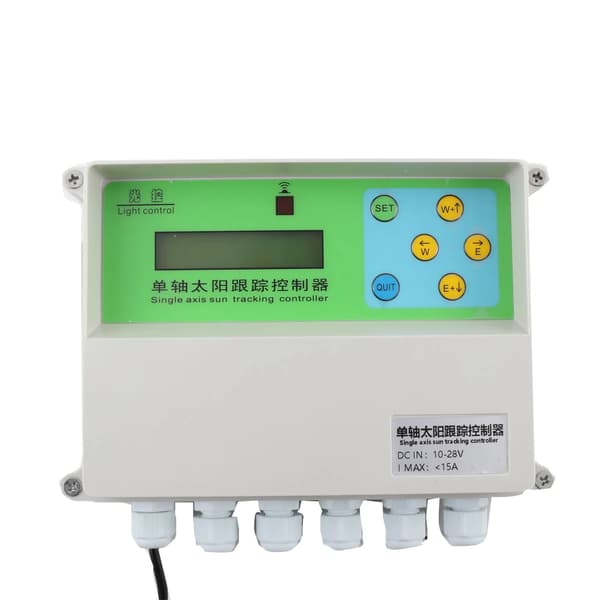 Automatisk solfølger - Enakset solsporingscontroller - LCD-display - Styresystem til solpaneler