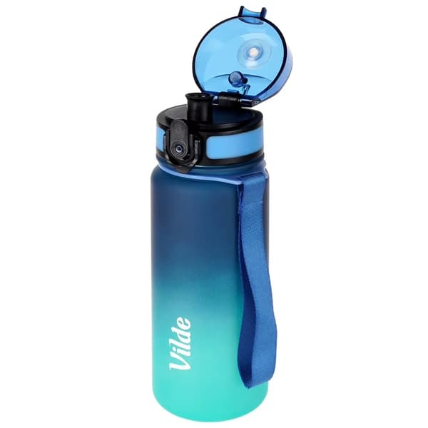 Drikkedunk - Vandflaske - 500 ml - Plast - Blå