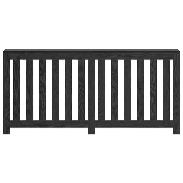 Radiatorskydd - Elementskydd - 175x20x82 cm - Träkomposit - Ventilerad front - Armégrön