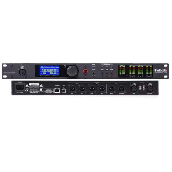 Digital lydprocessor til PA-anlæg - Model PA2 - 3 ind 6 ud - AC-drift - Kompatibel med original software