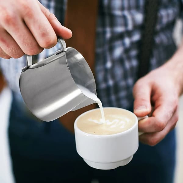 Mælkekande i rustfrit stål - 160 ml - 316L - Sølv