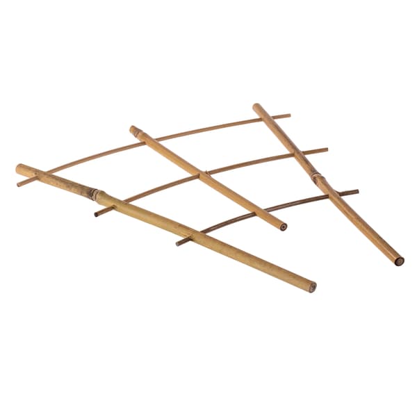 Bambustöd för pergola - Stegstöd - 26 cm - 10-pack
