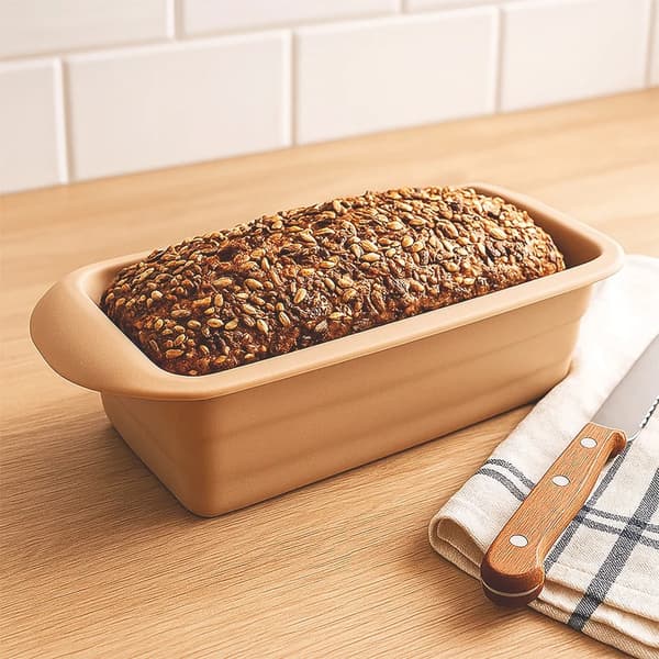 Brødform - 29 cm - Silikone - Beige