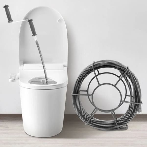 Rensespiral til rør - Spiral til elektrisk rør-renser - 10 m længde - 16 mm diameter