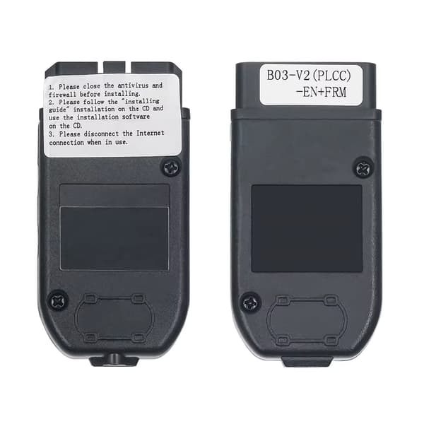 OBD2-diagnosekabel - HEX V2 - USB-interface - CAN- og UCDS-understøttelse - Software V25.3/V24.7 - Ungarsk og engelsk - 1996–2022