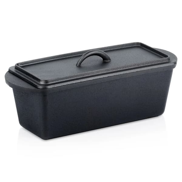 Brødform med støbejernslåg - Brød- og bageform - 35 cm - 3 l - Sort