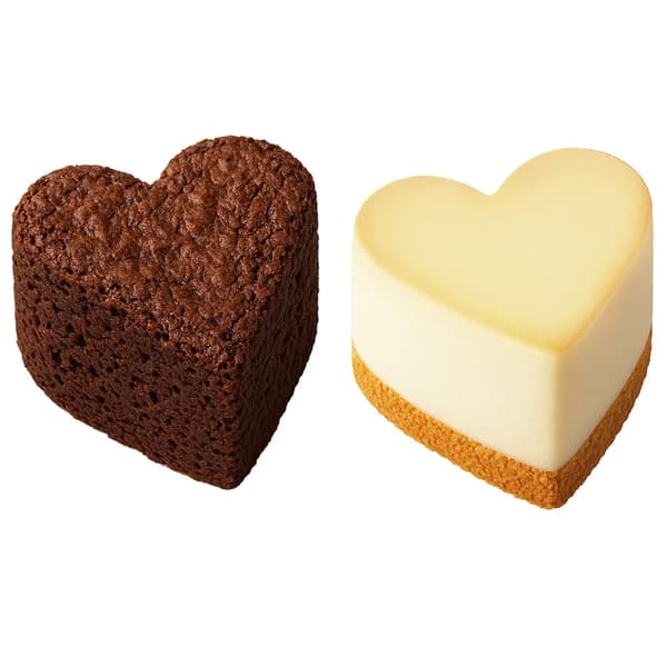 Biscuitform - Hjerteformet - Silikone - 29 x 17,5 x 3,8 cm - Brun