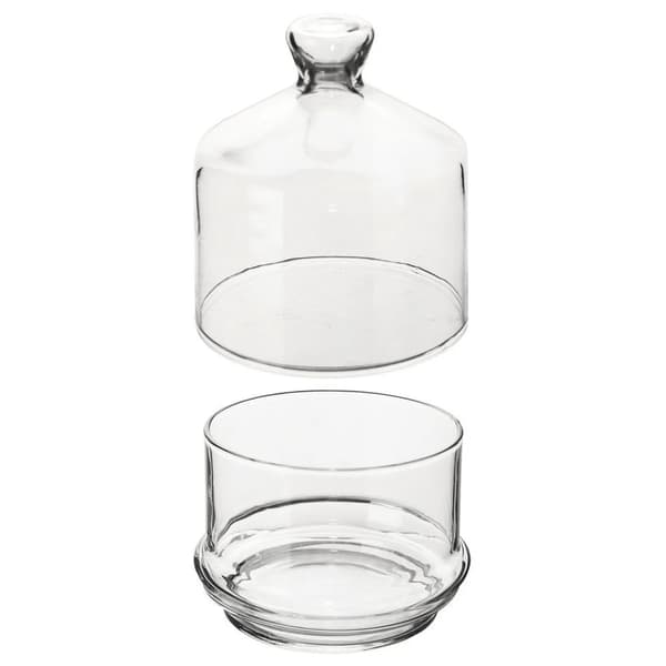 Glasbeholder til citron - Citronopbevaring - 9 x 12 cm