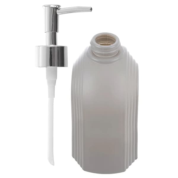 Sæbedispenser - Glas - 320 ml - Grå