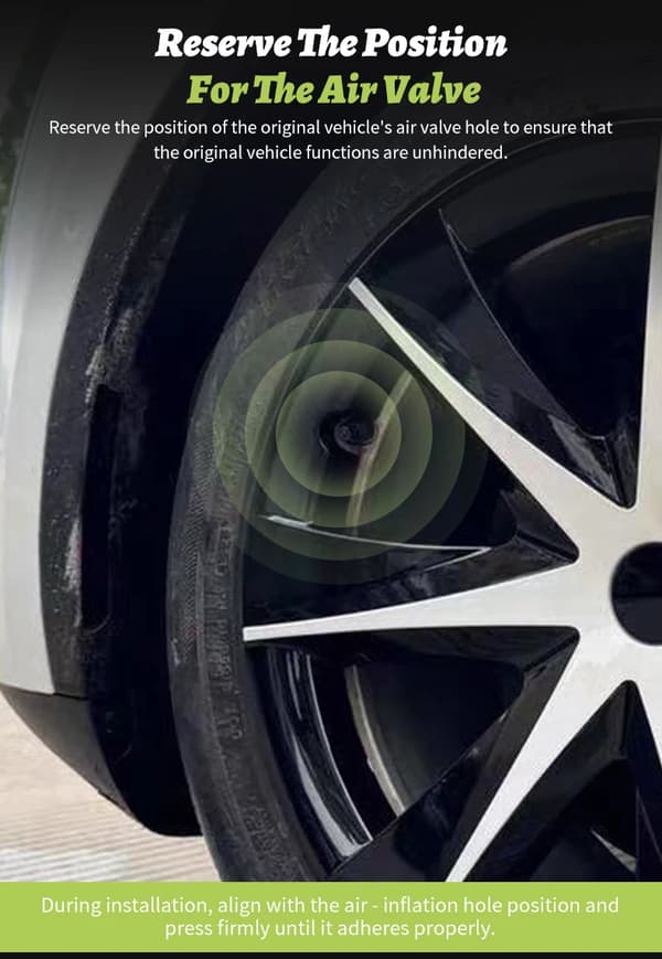 Hjulkapsler - Model Y - Heptastar-design - 48,3 cm - 4 stk. - 2020–2024 - Erstatningsfælgkapsler