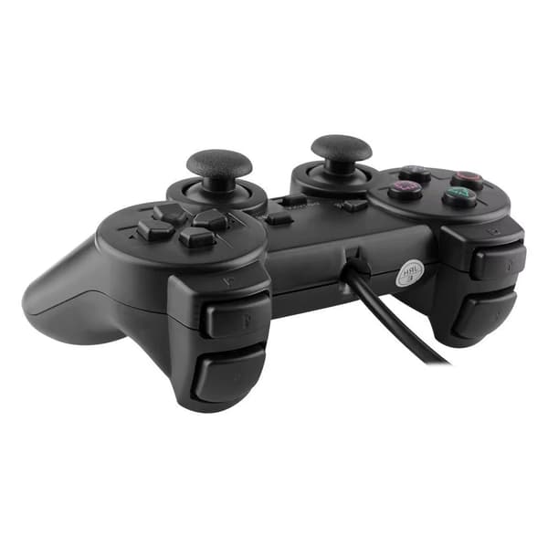 Spilcontroller - Håndkontrol til PlayStation 2 - Vibrationsfunktion - Ergonomisk design