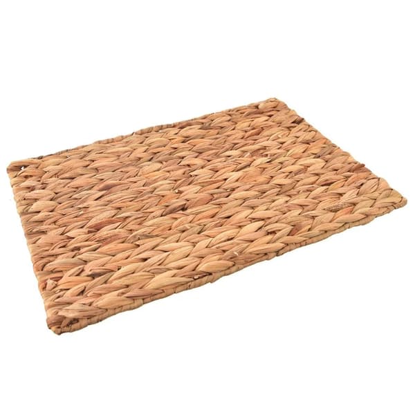Dækkeserviet - Rektangulær - Polyester - Søgræsstil - Beige - 45 x 30 cm