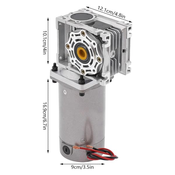 Snekkegearmotor - DC 24V - Selvspærrende