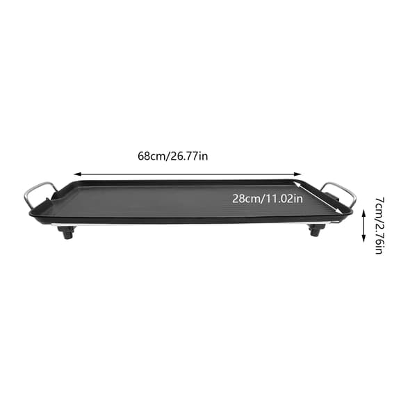 Udendørs BBQ/Barbecue-grill - Elgrill - Til Camping - Til Have & Baghave - Sort
