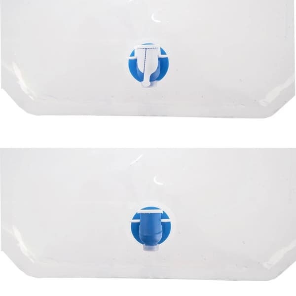 Vanddunk - Vandbeholder - Sammenfoldelig Hane - 4,8 L