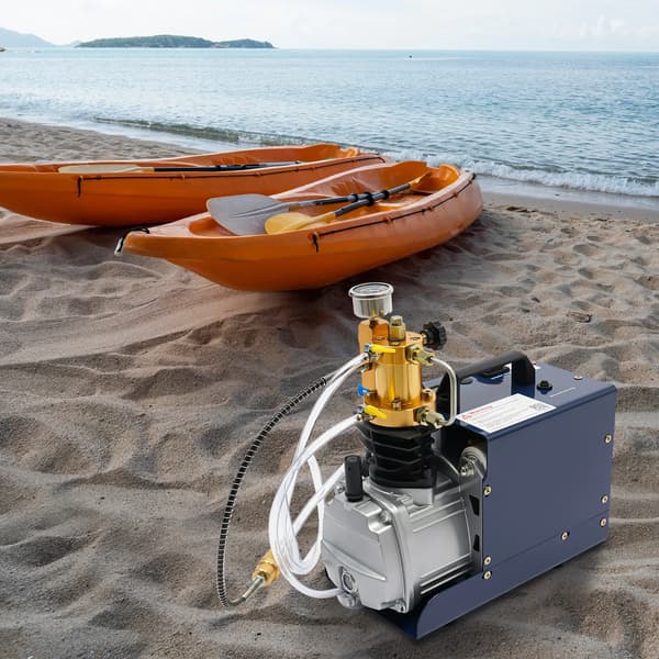 PCP-luftkompressor - Högtryckskompressor - 1800 W - 30 MPa - Kopparmotor - 220 V - Blå