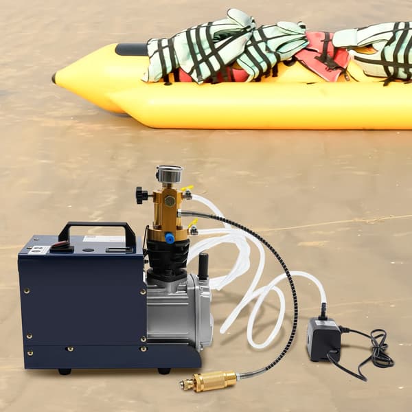 PCP-luftkompressor - Högtryckskompressor - 1800 W - 30 MPa - Kopparmotor - 220 V - Blå