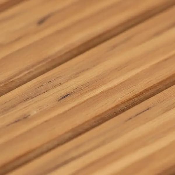 Trädgårdsstolar set 4-pack - Fällbara stolar - Massiv teak - Utomhus - 47x60x89 cm - Gul