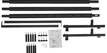 Gitarrställ - Fällbart gitarrack med 9 platser - Stålram - Skumskyddade hållare - För elgitarr och bas - Svart