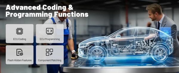 ECU-diagnoseværktøj - XTS500 J2534-programmerer - OBD-II-interface - Bluetooth - Softwareopdateringer - Understøtter 18+ bilmærker