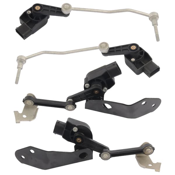 Højdesensor bil - Niveausensor foran og bag - Sæt med 4 - Til Audi A8 S8 Quattro D3 4E2 4E8 3.0 4.2 - Erstatter 4E0941285G