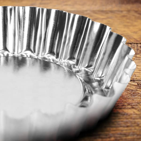 Muffinsformar - Tartelettformar - 10 cm - 6-pack - Metall - Silver