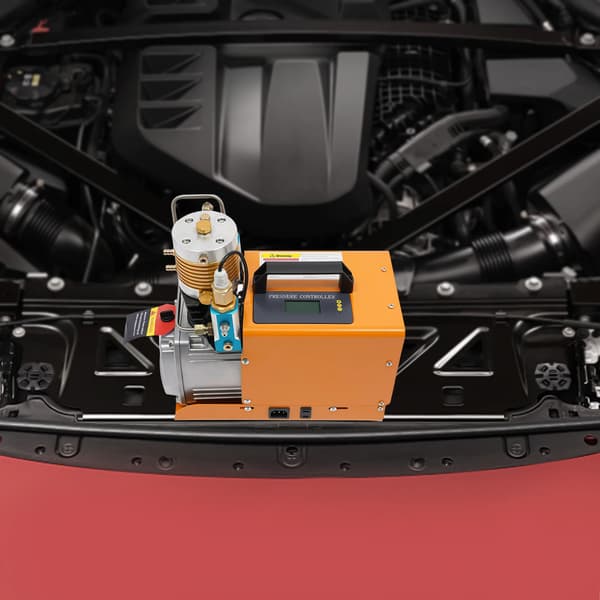 Luftkompressor - PCP högtryckspump - Automatisk - 1,8 kW - 220V - Eldriven - EU-kontakt