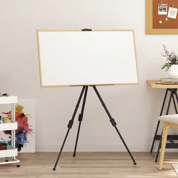 Displaystativ - Justerbart Gulvstativ - Højde 51,5–165 cm - Nylon Bæretaske - Sort