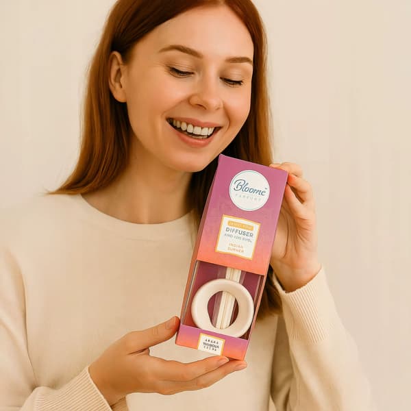 Elegant Duftdiffuser - Rumduft - Luftfrisker - Skaber Stemning - Hvid