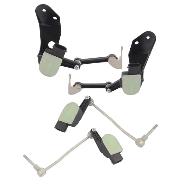 Højdesensor bil - Niveausensor foran og bag - Sæt med 4 - Til Audi A8 S8 Quattro D3 4E2 4E8 3.0 4.2 - Erstatter 4E0941285G