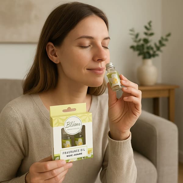 Jasminolie - Duftolie til stearinlys - Aromaterapi - 2 x 10 ml - Gaveidé