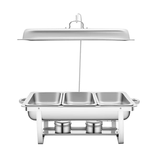 Chafing dish - Buffetvarmer - Serveringsvarmer - Rustfrit stål - Til catering, hotel og restaurant