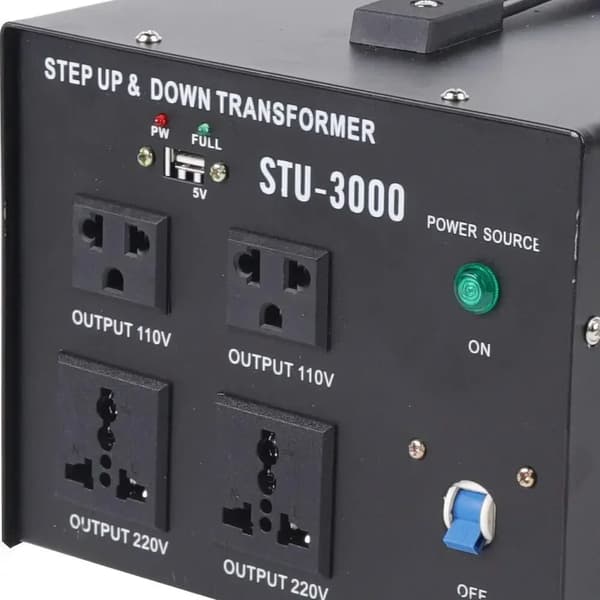 Spændingsomformer - DC-DC Konverter - Step-Up/Step-Down Buck-Boost - Til Elektronik - Sort