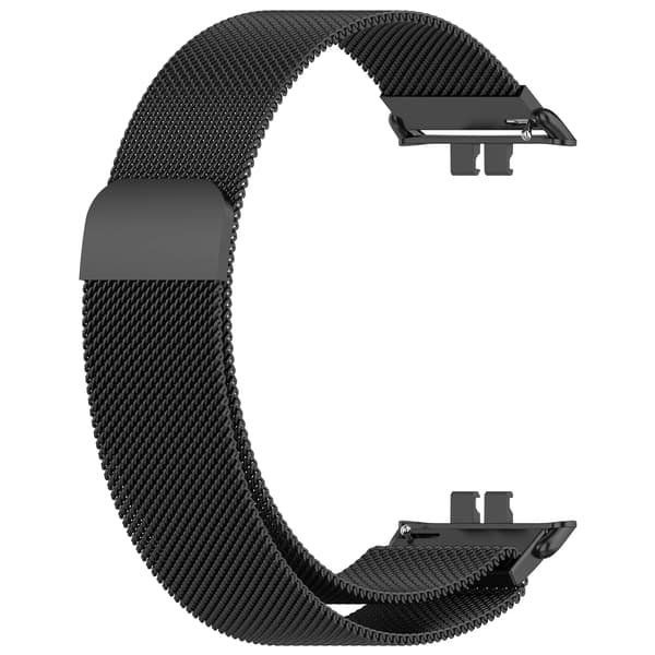 Smartwatch-rem - ROSSINI 2i - Milanese Mesh - Rustfrit Stål - Magnetisk - 22 cm - Sort