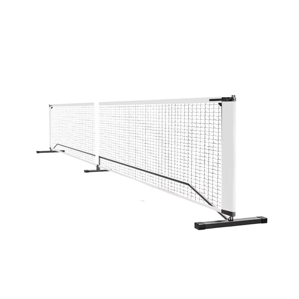 Pickleball-net - Regulær størrelse 6,7 m - 4 træbat